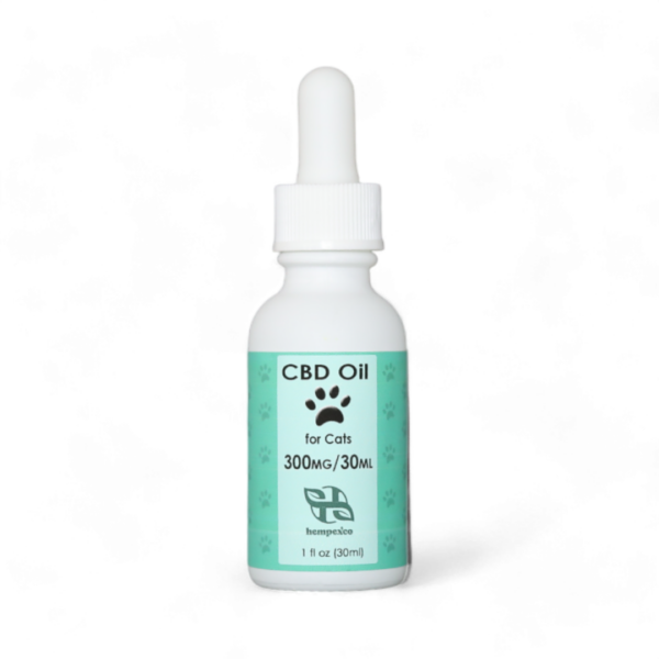 Hempexco CBD oil for cats with Green Label